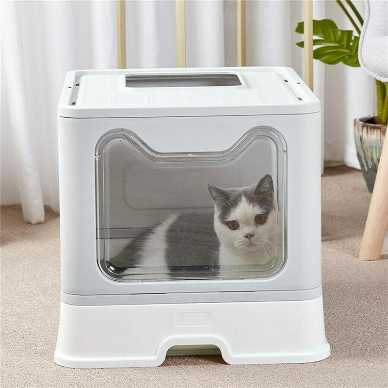 Hooded Enclosed Cat Litter Box