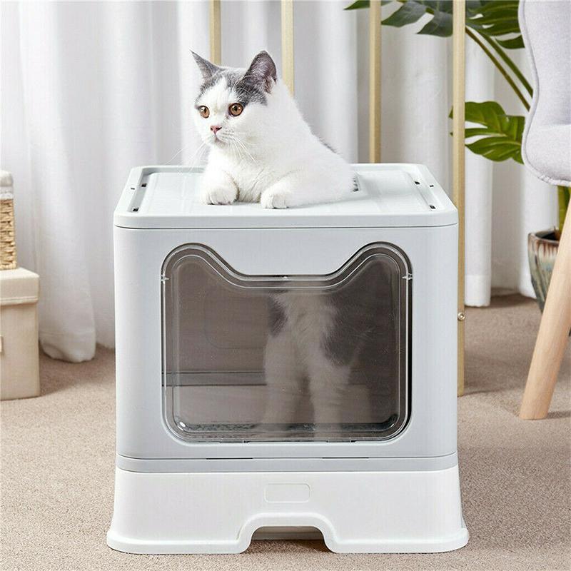 Hooded Enclosed Cat Litter Box