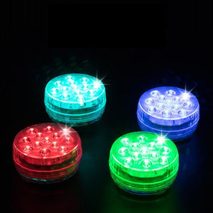 2/4pcs Submersible RGB LED Lights For Aquariums