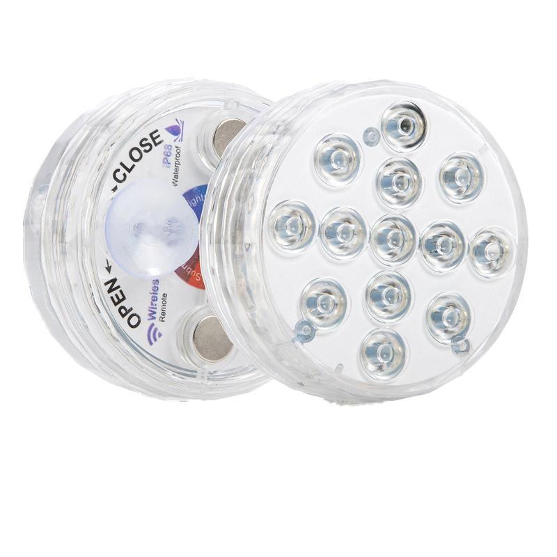 2/4pcs Submersible RGB LED Lights For Aquariums