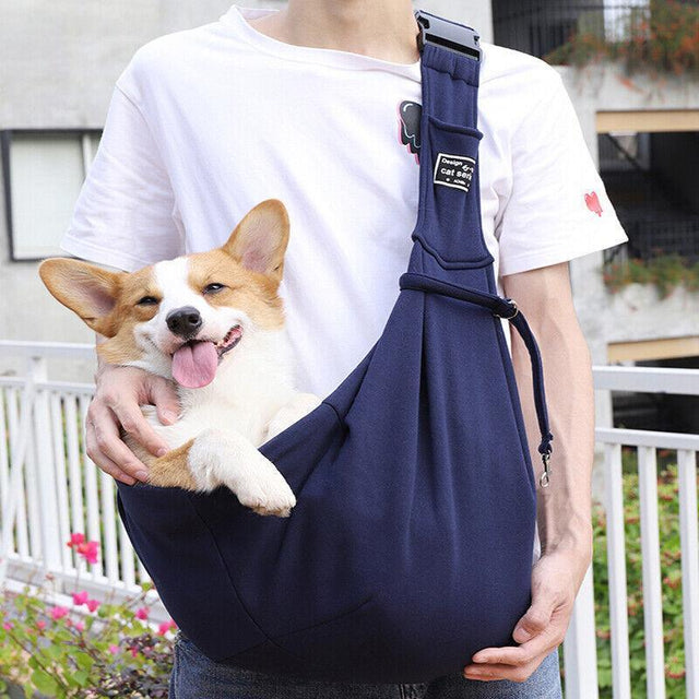 Pet carrier bag, comfortable pet sling, versatile pet travel bag