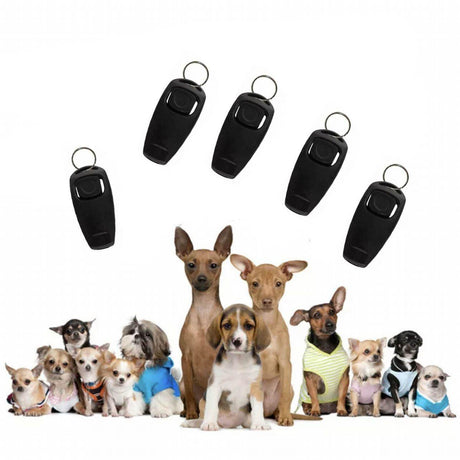 Effective Dog Whistle to Stop Barking with training clicker