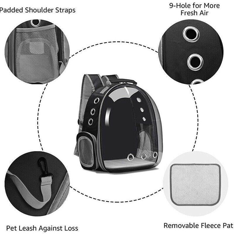 Space Capsule Cat Bubble Backpack Durable Pet Carrier