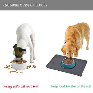 Silicone Pet Feeding Mat for clean and organized feeding area