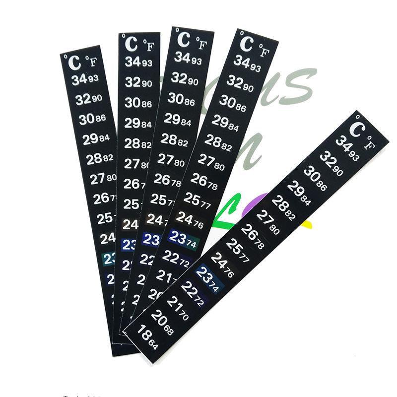 1/5/10pcs Fish Tank Temperature Strip 13*1.8cm