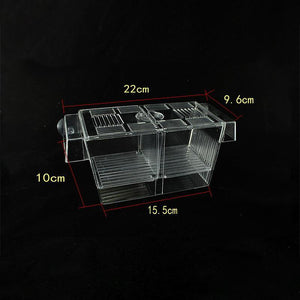 Aquarium Breeder Rearing Isolation Box 22x9.6x10cm