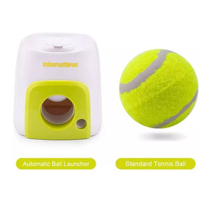 Interactive Dog Ball Launcher with Treat Dispenser