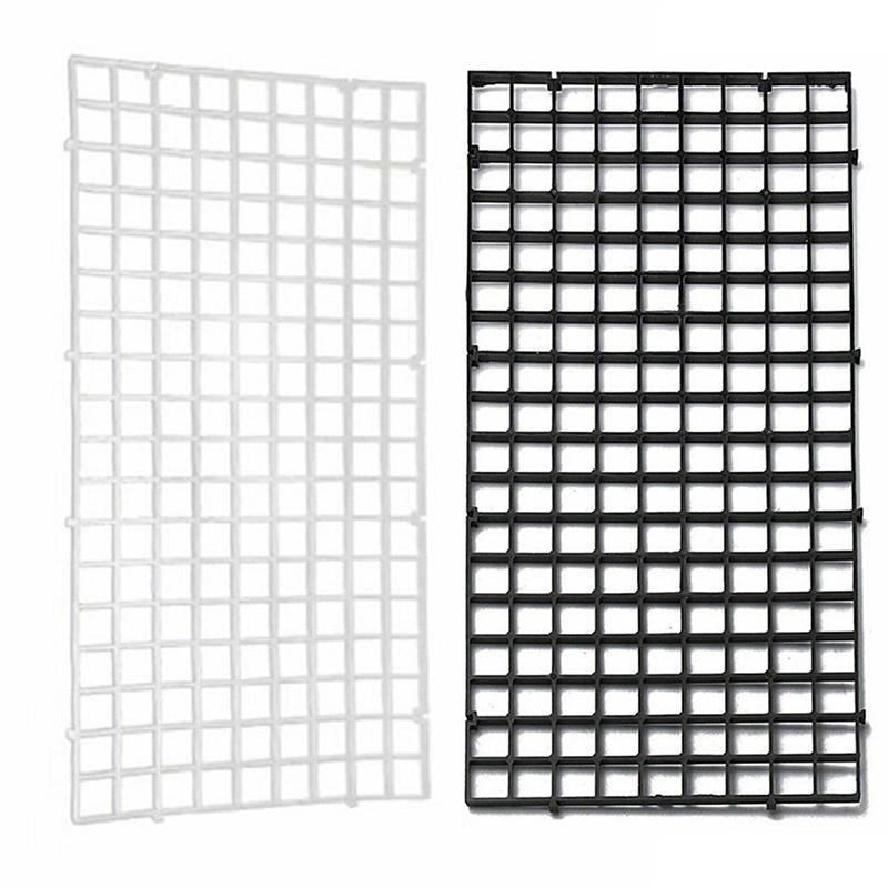 8Pcs Durable Fish Grid Dividers 30*15*0.6cm Black & White