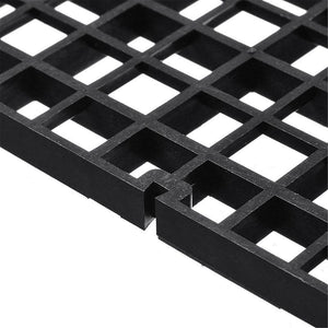 8Pcs Durable Fish Grid Dividers 30*15*0.6cm Black & White