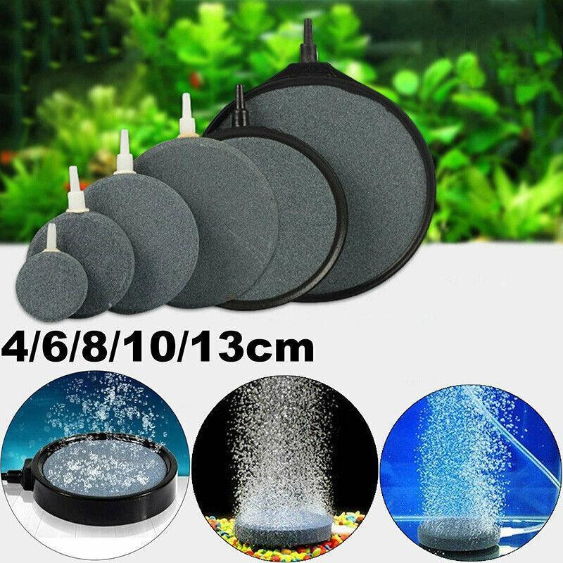 Aquarium Air Stones Round Air Stone Disk Bubble Diffuser 5 Sizes