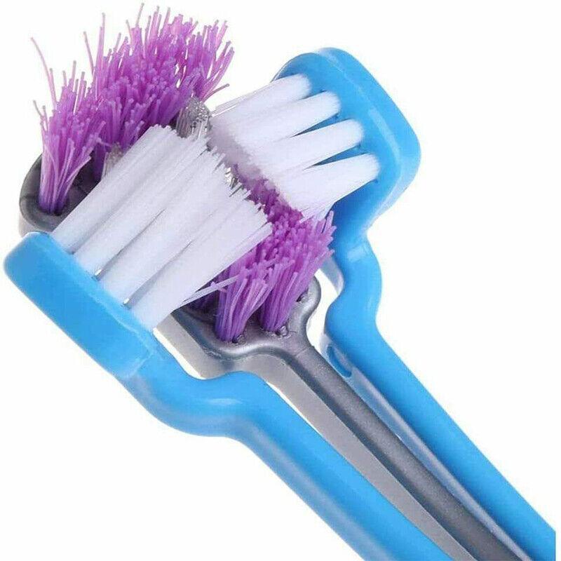 Three Sided Dog Toothbrush 5 Colours