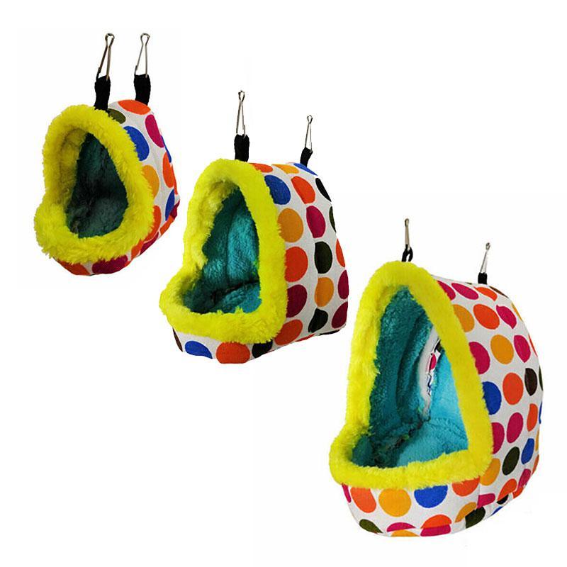 Colorful Bird Hammock providing a cozy resting place for pet birds