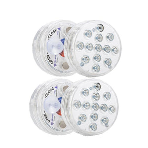 2/4pcs Submersible RGB LED Lights For Aquariums