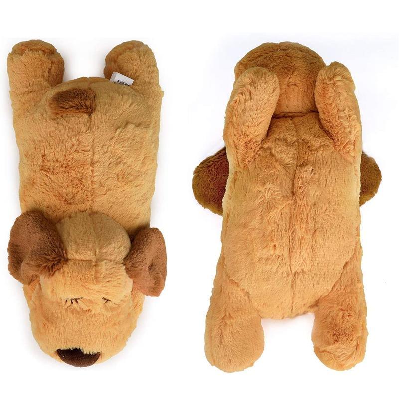 Plush Dog Toy with Heartbeat Simulation