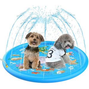 Pet-friendly Inflatable Sprinkler mat for summer fun