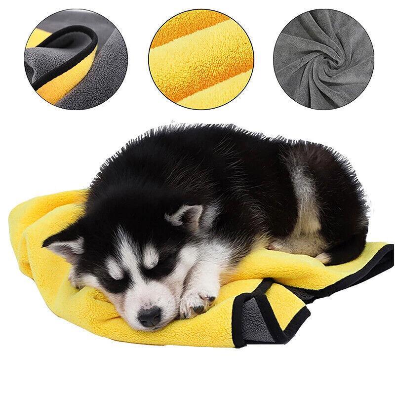 Ultra-Absorbent Microfiber Dog Towel for quick drying