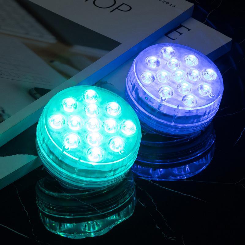 2/4pcs Submersible RGB LED Lights For Aquariums