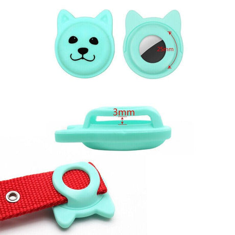 Durable Silicone Airtag Case for Pet Collars