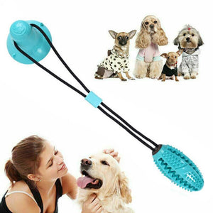 Interactive Floor Suction Cup Dog Chew Toy for Durable Play