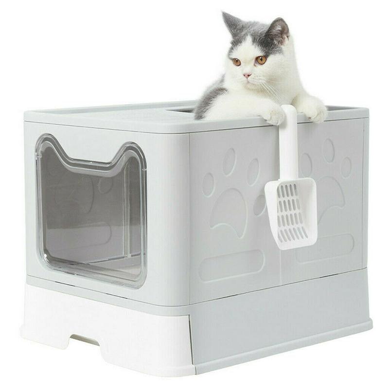 Hooded Enclosed Cat Litter Box