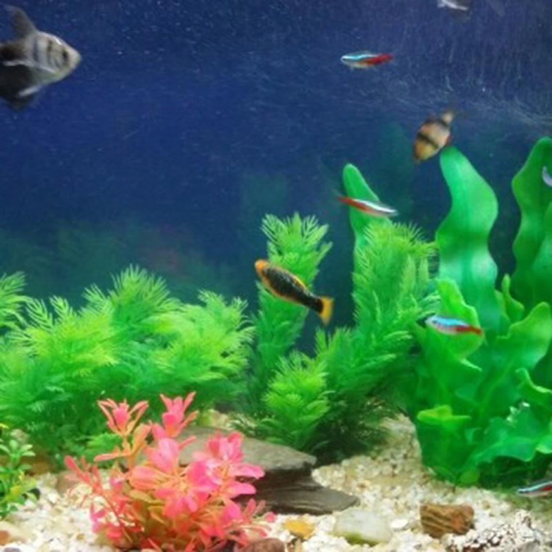 2PCS Artificial Water Grass Plants For Fish Tank