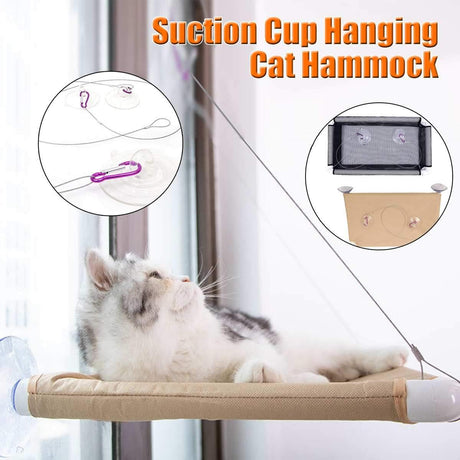 Durable Cat Window Hammock for comfortable and secure lounging