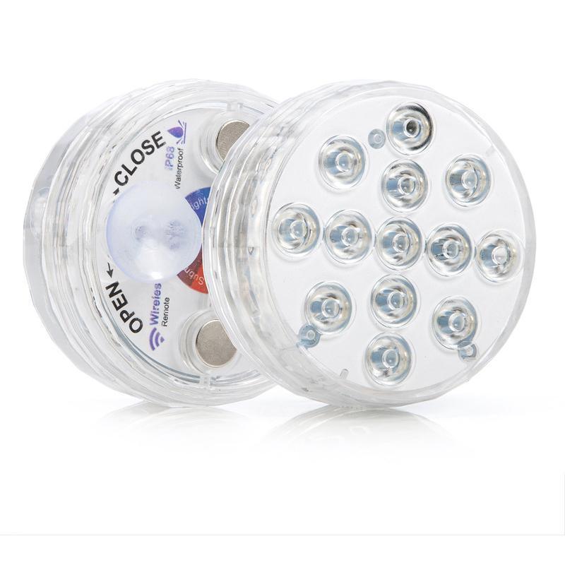 2/4pcs Submersible RGB LED Lights For Aquariums