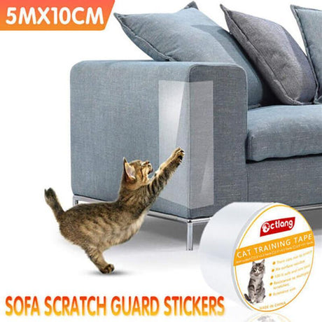 Durable and Invisible Couch Guard for Cats to Protect Furniture