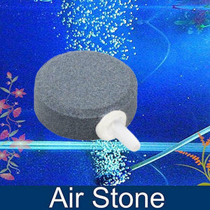 Aquarium Air Stones Round Air Stone Disk Bubble Diffuser 5 Sizes