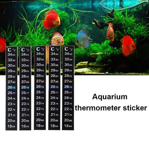 1/5/10pcs Fish Tank Temperature Strip 13*1.8cm