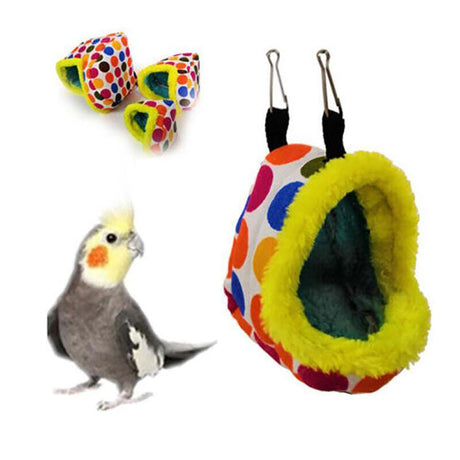 Colorful Bird Hammock providing a cozy resting place for pet birds