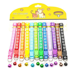 12 PCS Pet Whelping ID Collar With Bell