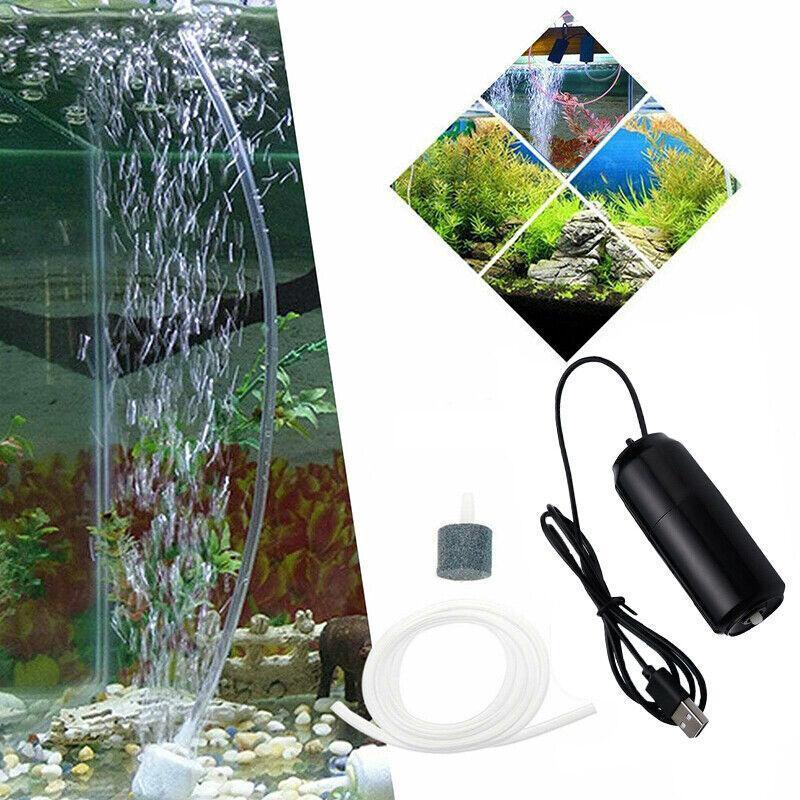 USB Aquarium Mini Oxygen Pump 8.5 x 3cm