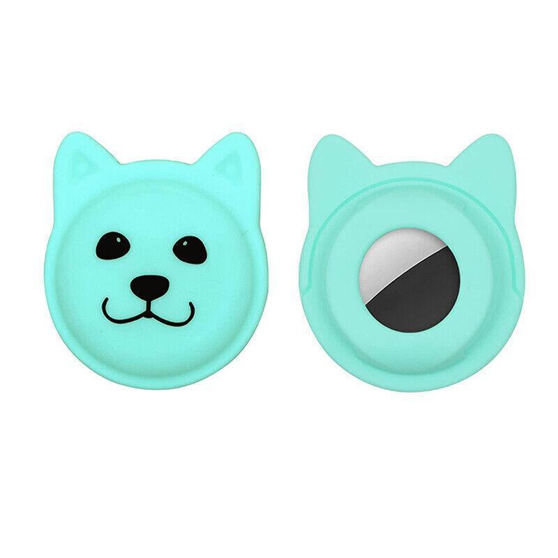 Durable Silicone Airtag Case for Pet Collars 7 Colours