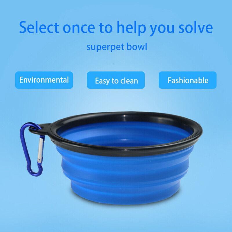 Collapsible Silicone Food Water Feeder