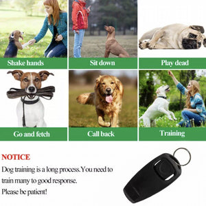 Effective Dog Whistle to Stop Barking with training clicker