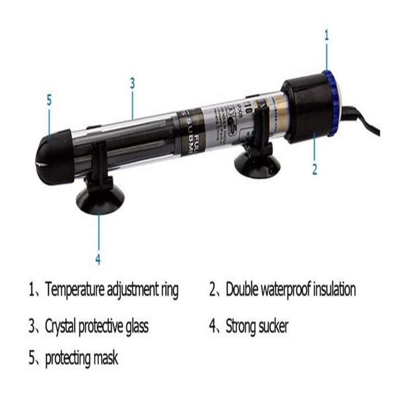 100W-500W Submersible Fish Tank Water Heater