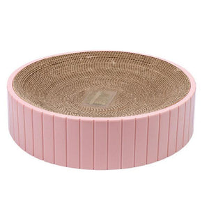 2in1 Cat Scratching Board Round 3 Colours & Replacement Pad