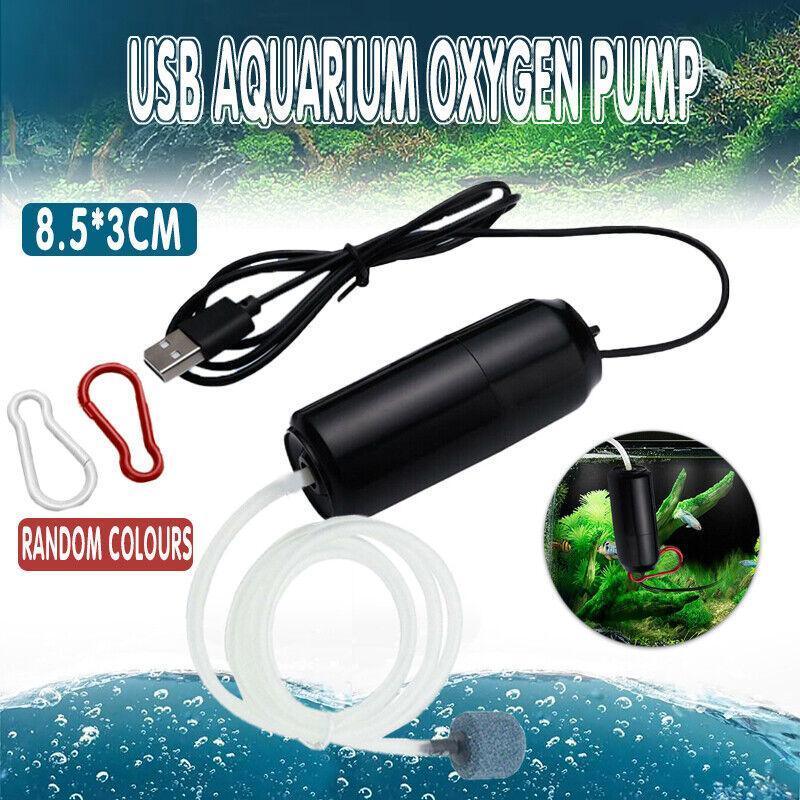 USB Aquarium Mini Oxygen Pump 8.5 x 3cm