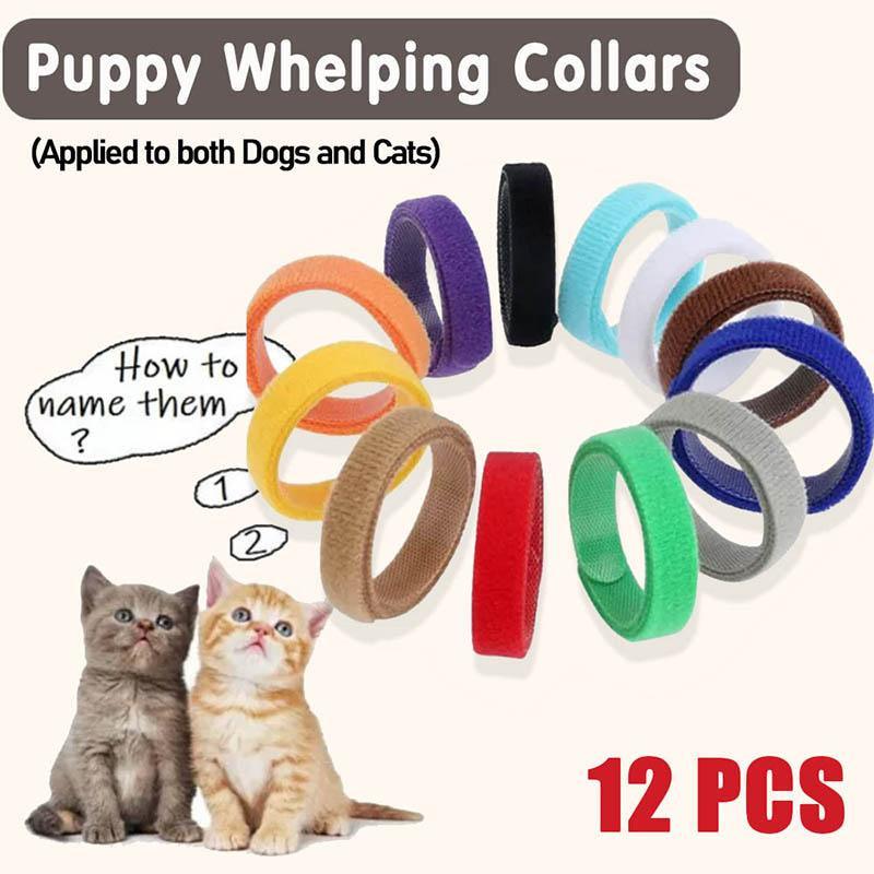 Whelping ID Collar Bands for Puppies and Kittens