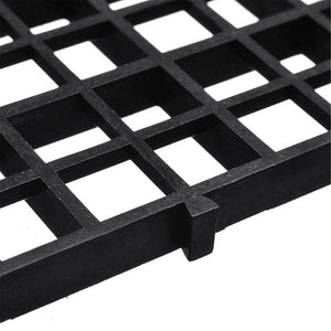 8Pcs Durable Fish Grid Dividers 30*15*0.6cm Black & White