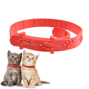 10PCS Adjustable Anti-Tick Cat Flea Collars