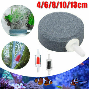 Aquarium Air Stones Round Air Stone Disk Bubble Diffuser 5 Sizes