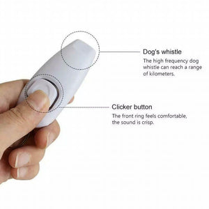 Effective Dog Whistle to Stop Barking with training clicker