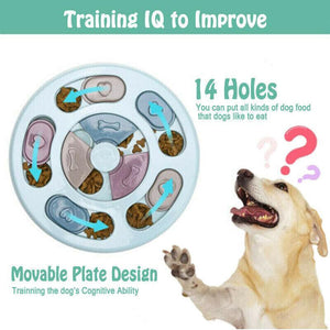 Interactive Dog Puzzle Feeder