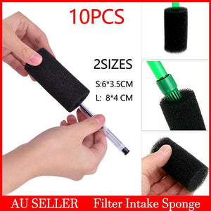 Black filter intake sponge for fish tanks