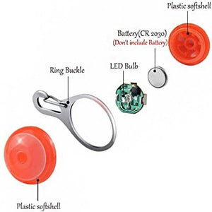 LED Pet Collar Pendant Leash Light for Night Safety