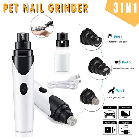 Pet Nail Grinder for Safe and Gentle Nail Trimming