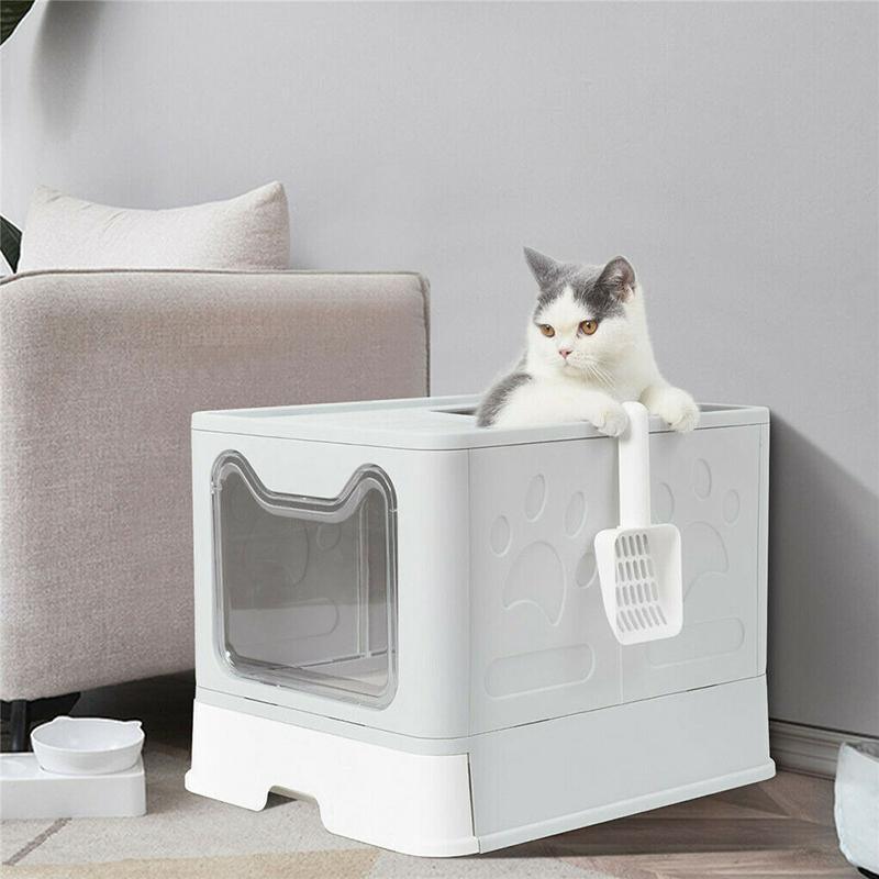 Hooded Enclosed Cat Litter Box