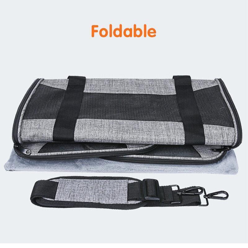 Convenient and Portable Foldable Pet Carrier for Comfortable Travel